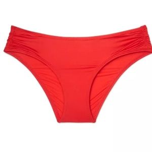 Women's Shirred Side Hipster Bikini Bottom